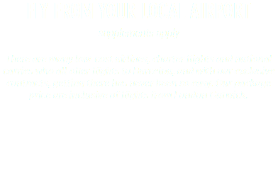 FLY FROM YOUR LOCAL AIRPORT supplements apply There are many low-cost airlines, charter flights and national carries who all offer flights to Barceloa, and with our exclusive contracts, getting there has never been so easy. Our package price are inclusive of flights from London Gatwick. 